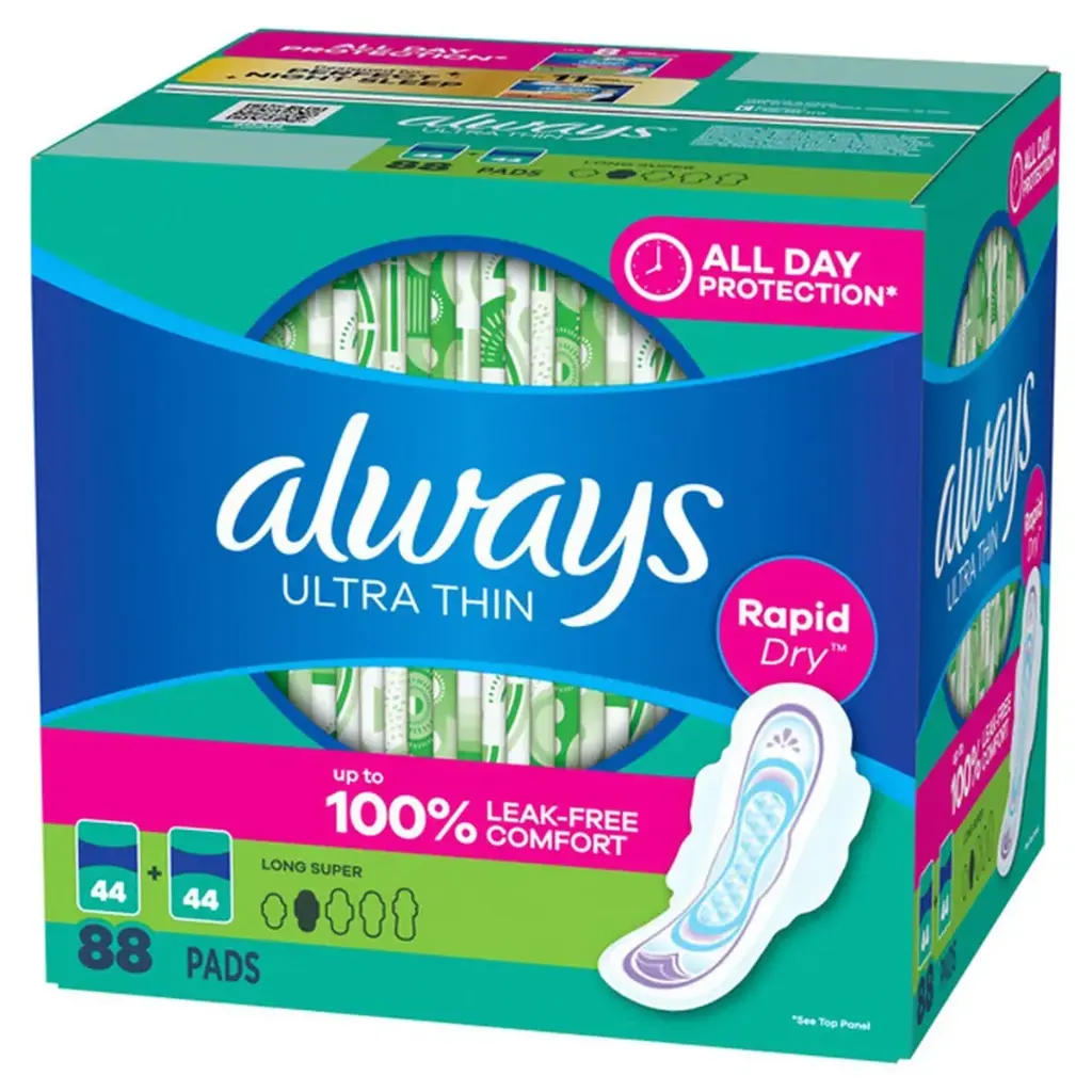 Băng Vệ Sinh siêu mỏng có cánh ALWAYS Ultra Thin của Mỹ3.webp