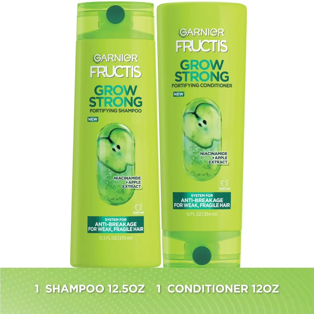 Garnier Fructis Grow Strong Shampoo & Conditioner For Stronger2.webp