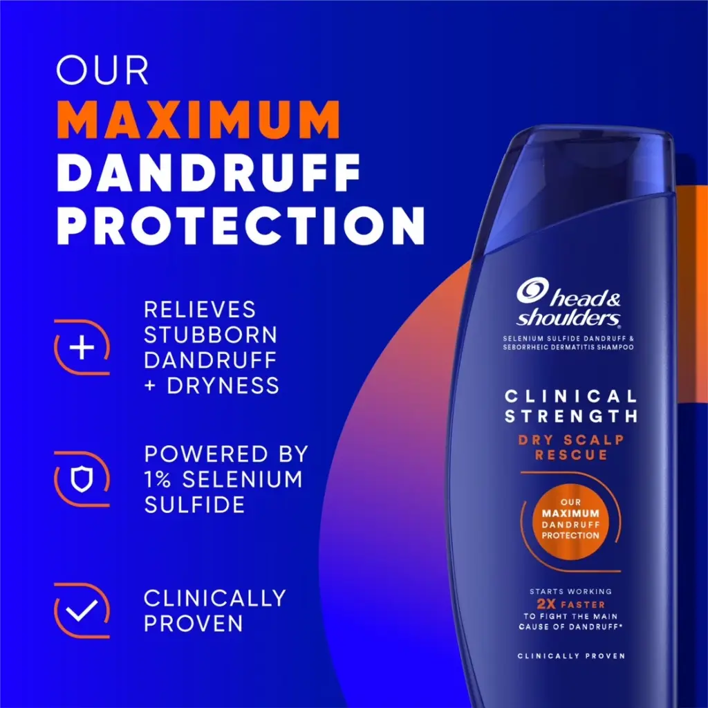 Head & Shoulders Dry Scalp Rescue Dandruff Shampoo Twin Pack 13.5 fl oz - Walma3.webp
