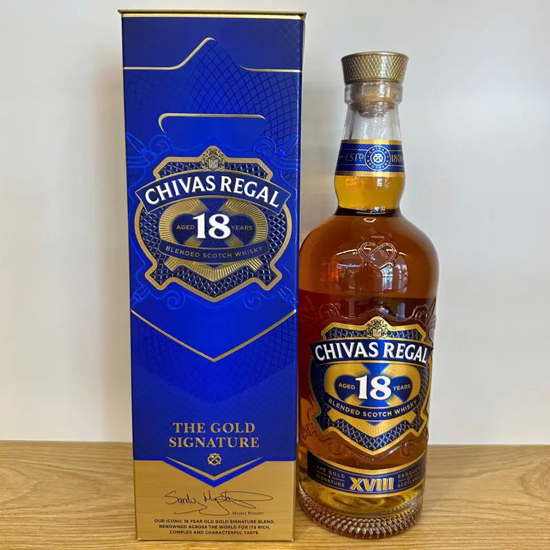 CHIVAS REGAL 18YO 1000ml,nồng độ cồn: 40% , 6 chai/thùng ( Hàng mới 100%)