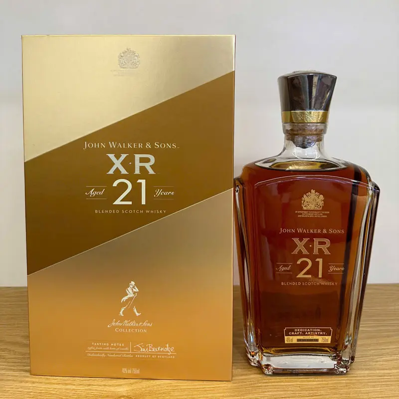 Rượu (Whisky) hiệu:JW X.R 21YO 750ml,nồng độ cồn: 40% , 6 chai/thùng ( Hàng mới 100%).