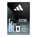 Bộ mỹ phẩm  hiệu Adidas Pulse, bao gồm: 01 chai nước hoa (EDT) 50ml, 01 chai sữa tắm (Body Wash) 400ml, 01 chai sữa tắm (Body Wash) 250ml và 01 chai xịt khử mùi (Body Spray) 75ml, mới 100%