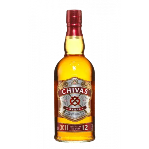 Rượu (Whisky) hiệu: CHIVAS REGAL 12YO 1000ml,nồng độ cồn: 40%